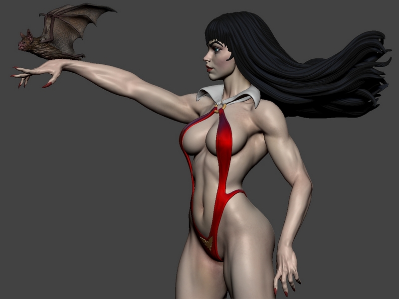 Vampirella 3D打印模型|Vampirella – 3D Print Model