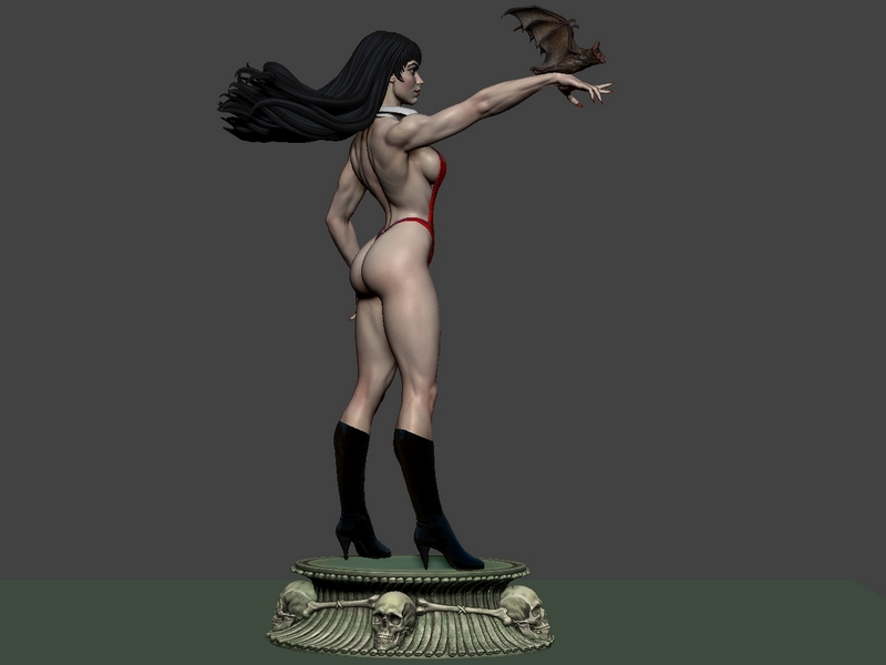 Vampirella 3D打印模型|Vampirella – 3D Print Model