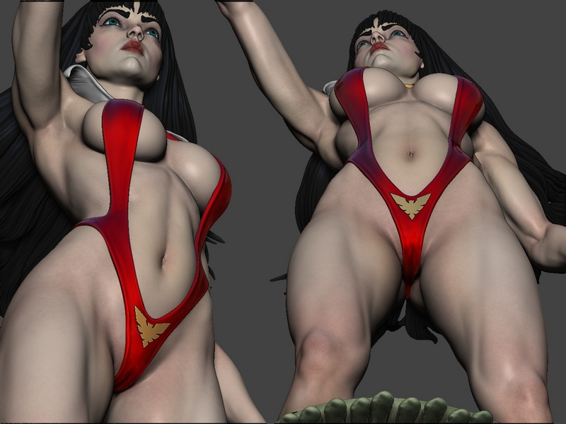 Vampirella 3D打印模型|Vampirella – 3D Print Model