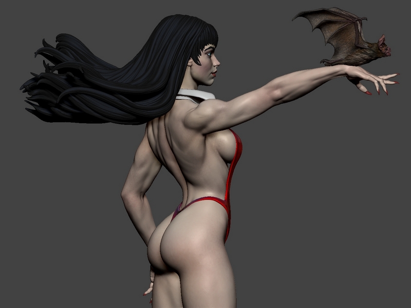 Vampirella 3D打印模型|Vampirella – 3D Print Model