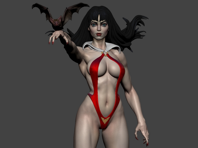 Vampirella 3D打印模型|Vampirella – 3D Print Model