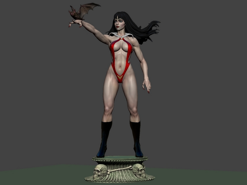 Vampirella 3D打印模型|Vampirella – 3D Print Model