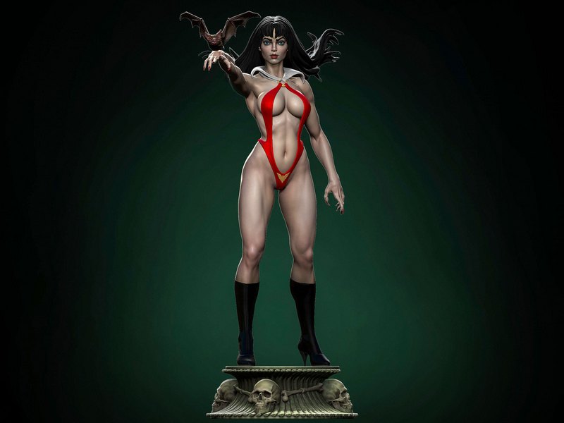 Vampirella 3D打印模型|Vampirella – 3D Print Model