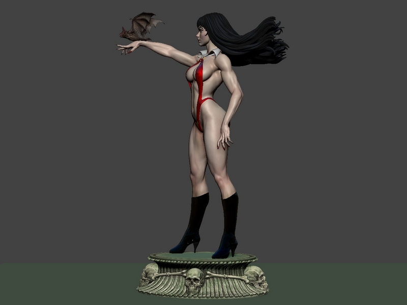 Vampirella 3D打印模型|Vampirella – 3D Print Model