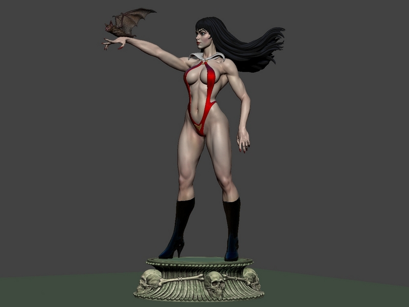 Vampirella 3D打印模型|Vampirella – 3D Print Model