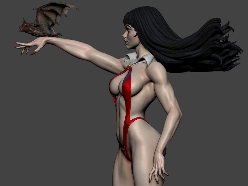 Vampirella 3D打印模型|Vampirella – 3D Print Model