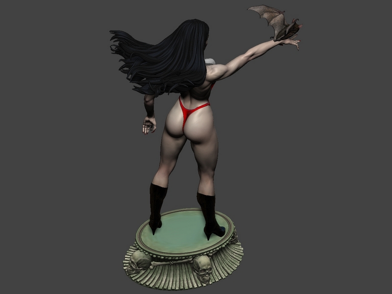 Vampirella 3D打印模型|Vampirella – 3D Print Model