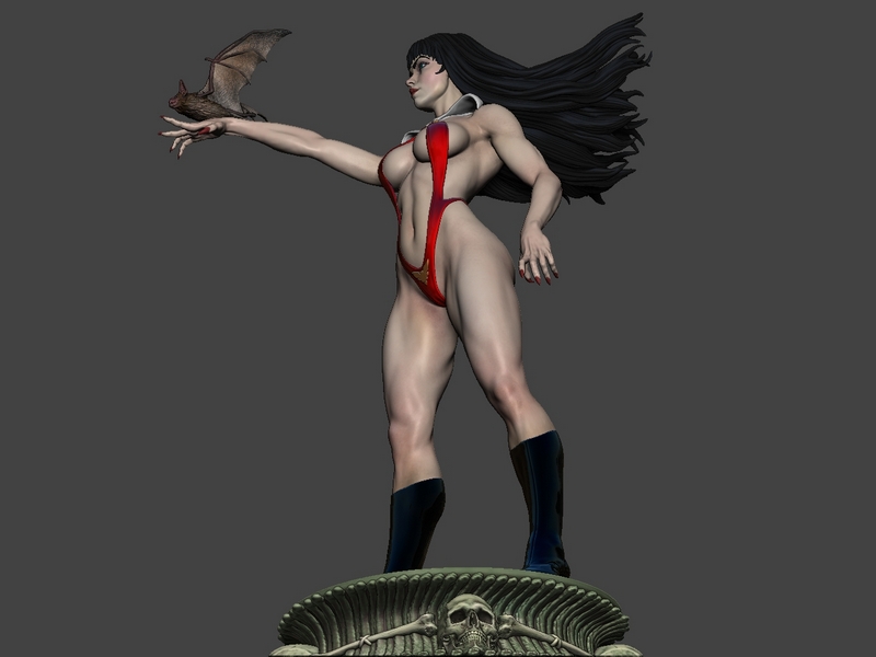 Vampirella 3D打印模型|Vampirella – 3D Print Model