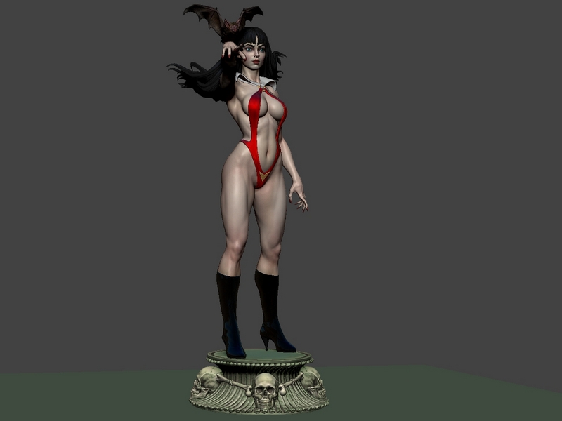 Vampirella 3D打印模型|Vampirella – 3D Print Model