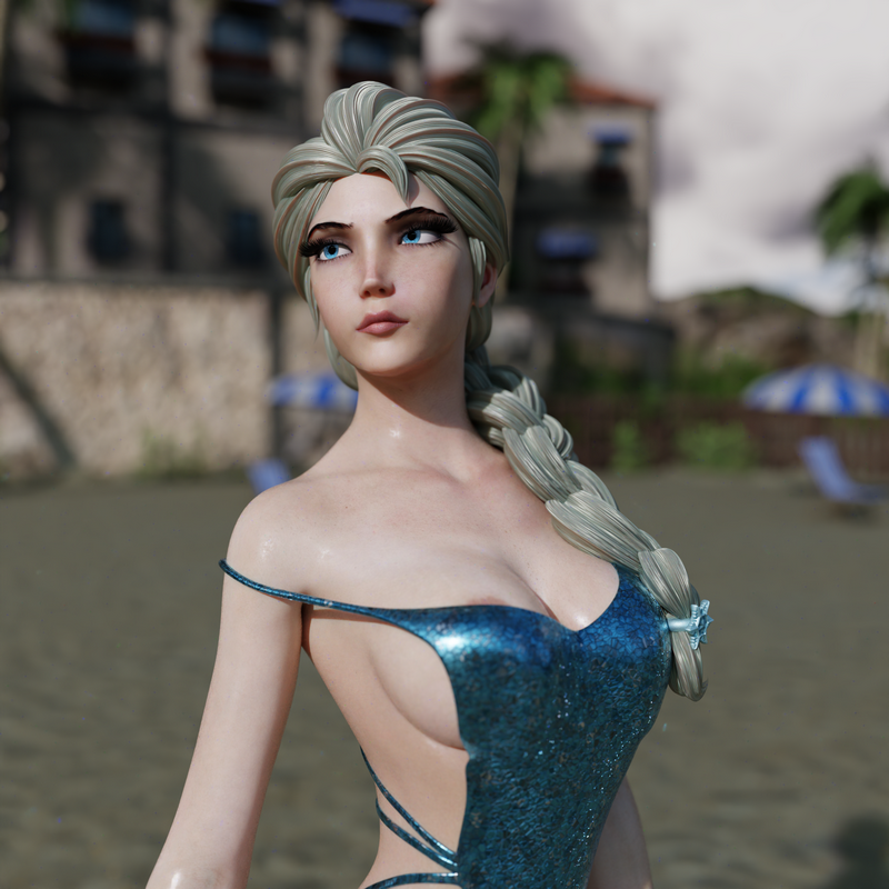 QB Works – 中夏之冰 3D打印模型|QB Works – Midsummer Ice – 3D Print Model