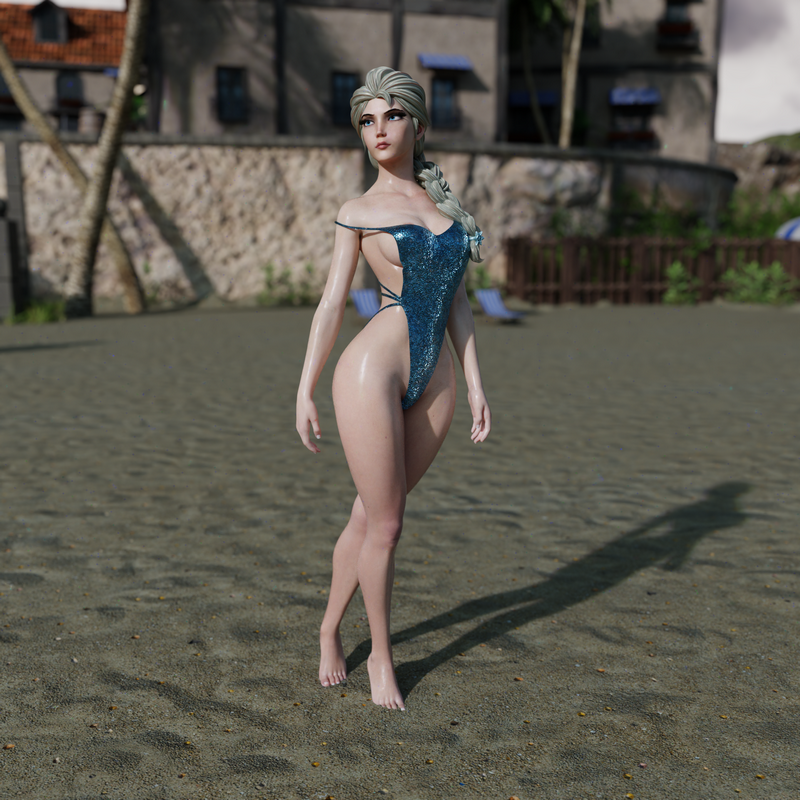 QB Works – 中夏之冰 3D打印模型|QB Works – Midsummer Ice – 3D Print Model