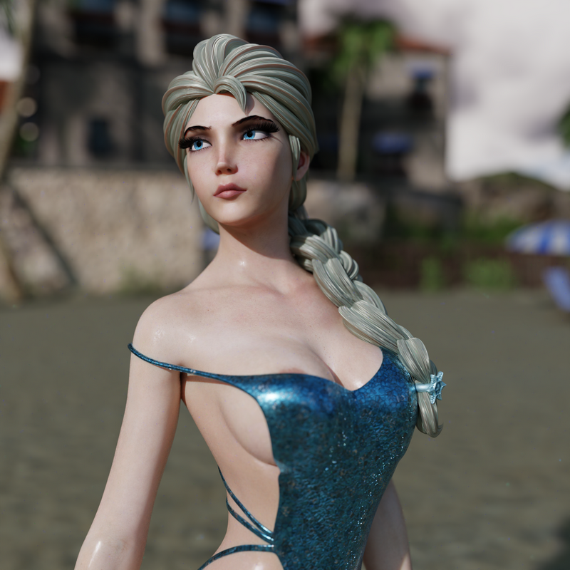 QB Works – 中夏之冰 3D打印模型|QB Works – Midsummer Ice – 3D Print Model