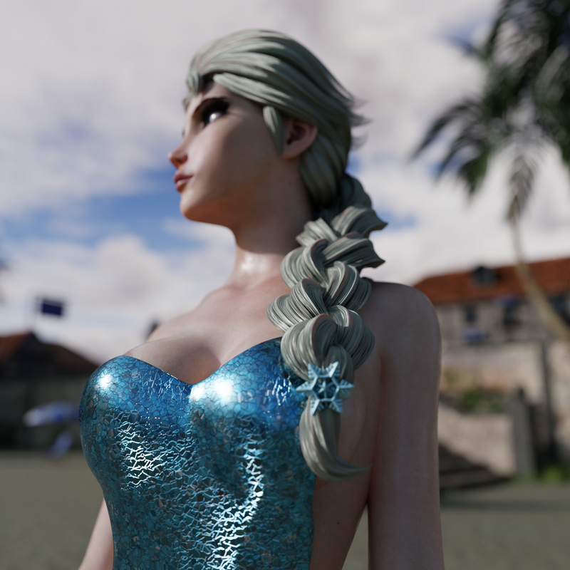 QB Works – 中夏之冰 3D打印模型|QB Works – Midsummer Ice – 3D Print Model