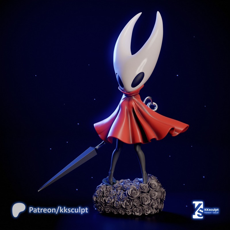 蜂鸟——空洞骑士：丝歌——3D打印模型|Hornet – Hollow Knight Silksong – 3D Print Model