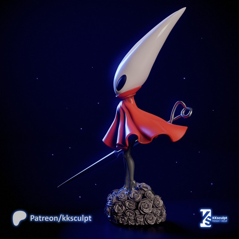 蜂鸟——空洞骑士：丝歌——3D打印模型|Hornet – Hollow Knight Silksong – 3D Print Model