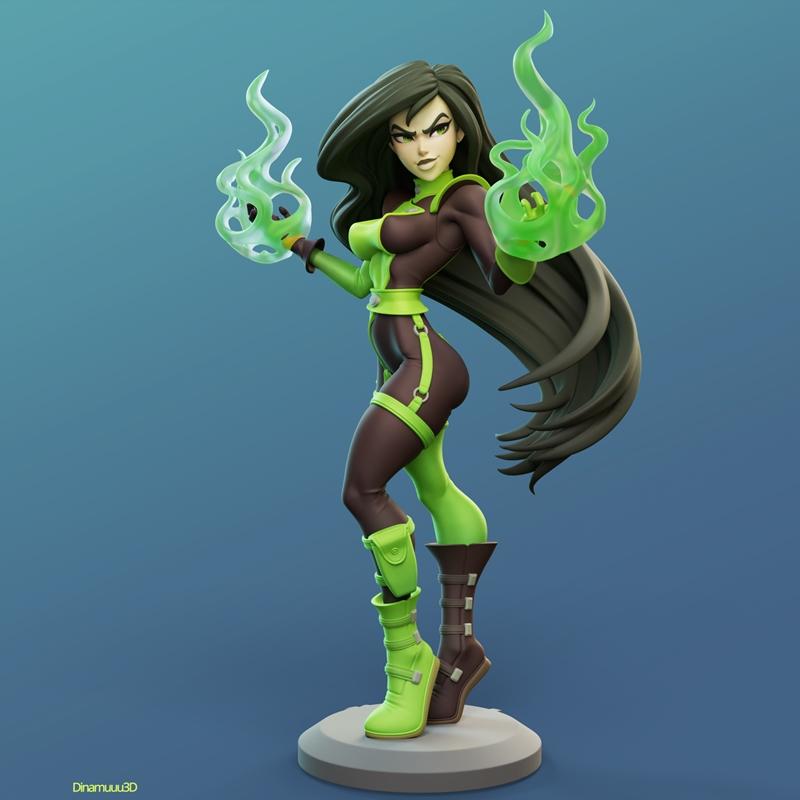 Dinamuuu3D出品 | Shego 3D打印模型|Dinamuuu3D – Shego – 3D Print Model STL
