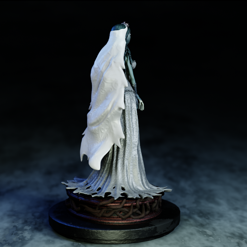 尸 Bride 3D打印模型|Emily The Corpse Bride – 3D Print Model