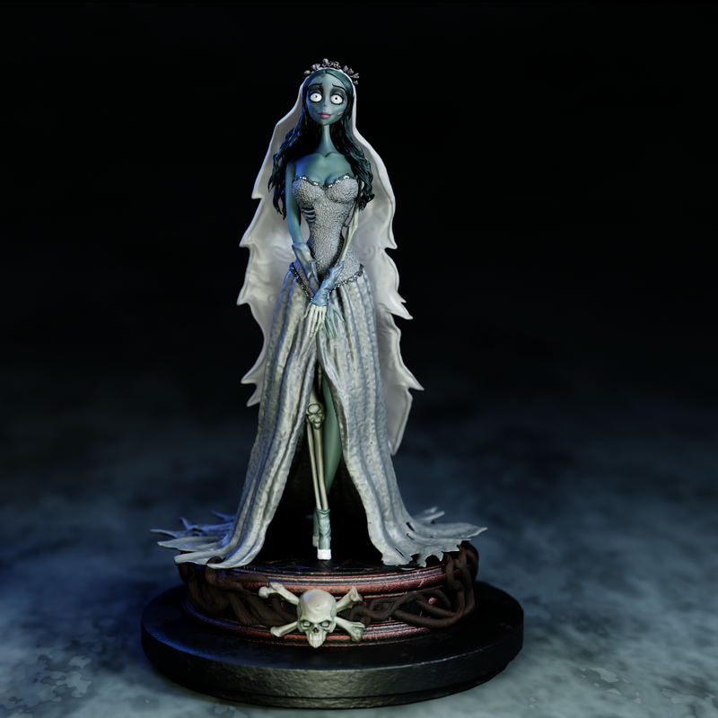 尸 Bride 3D打印模型|Emily The Corpse Bride – 3D Print Model