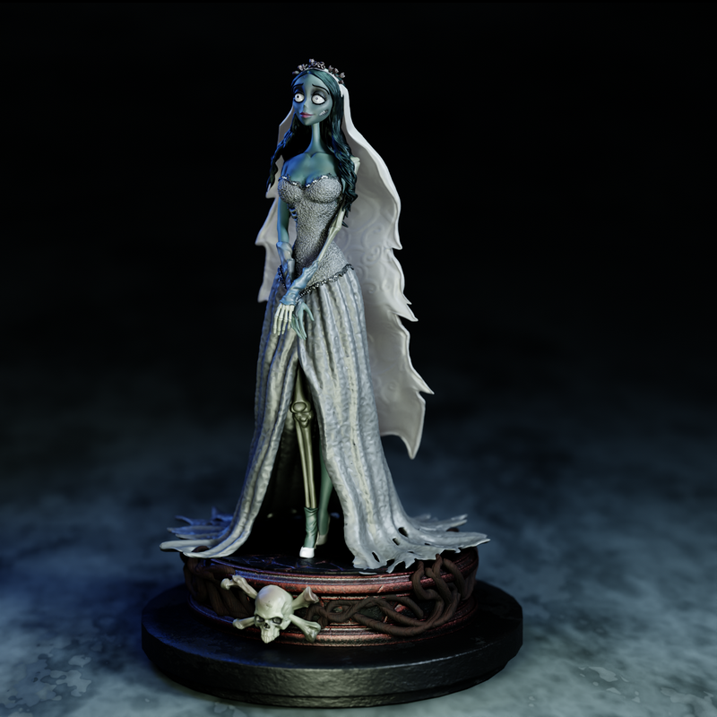 尸 Bride 3D打印模型|Emily The Corpse Bride – 3D Print Model
