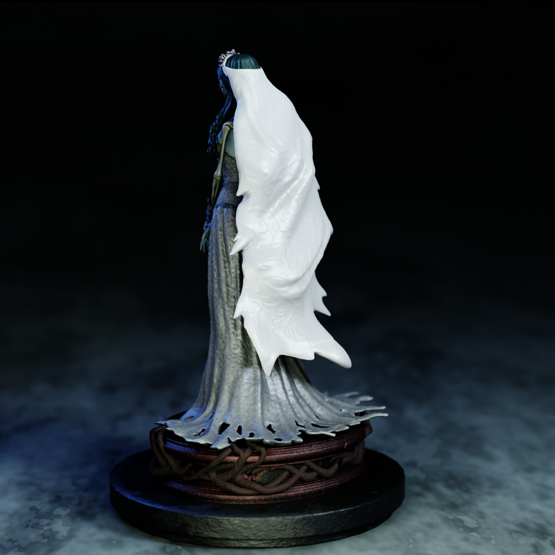 尸 Bride 3D打印模型|Emily The Corpse Bride – 3D Print Model