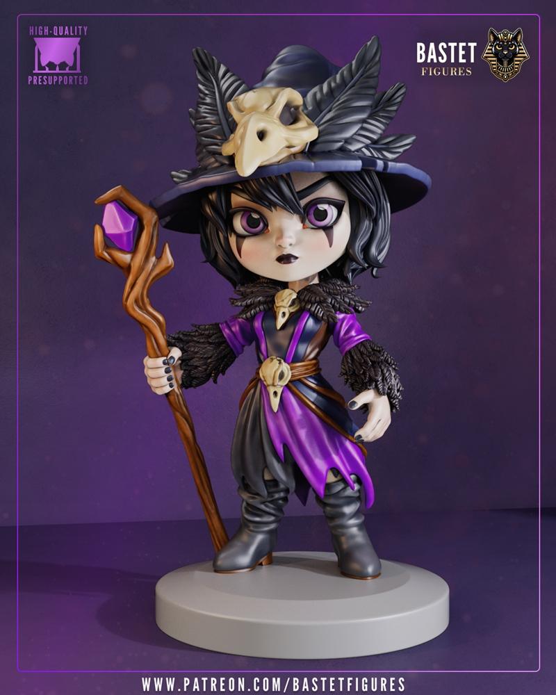 巴斯特特角色3D打印模型套装|Bastet Figures – Hallowen pack – 3D Print Model STL