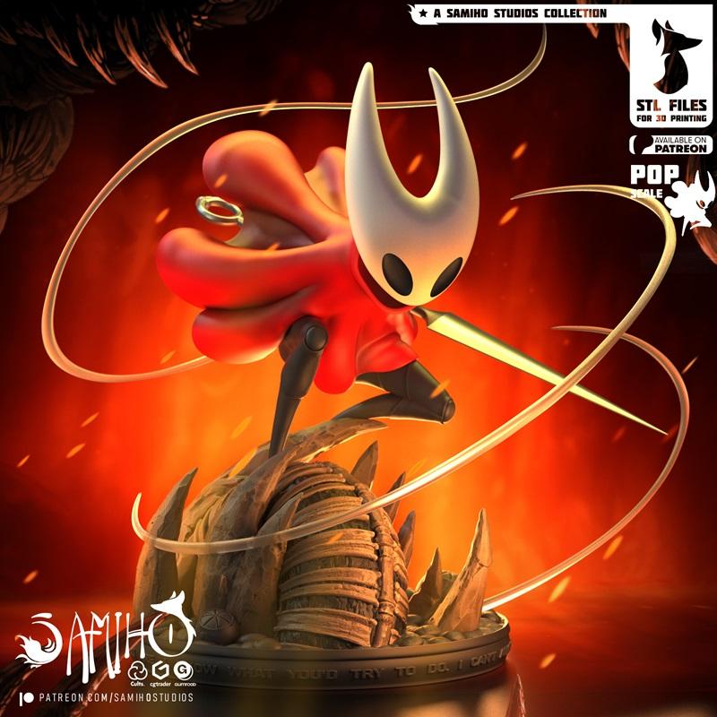 Samiho Studios – 蜂鸟丝歌 – 3D打印模型|Samiho Studios – Hornet Silksong – 3D Print Model STL