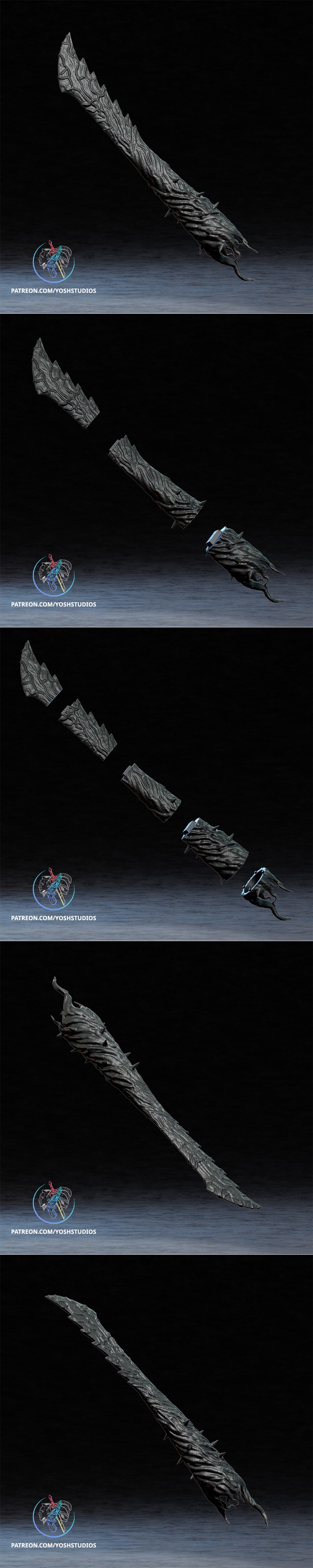 Venom Blade 3D打印模型|Venom Blade – 3D Print Model STL