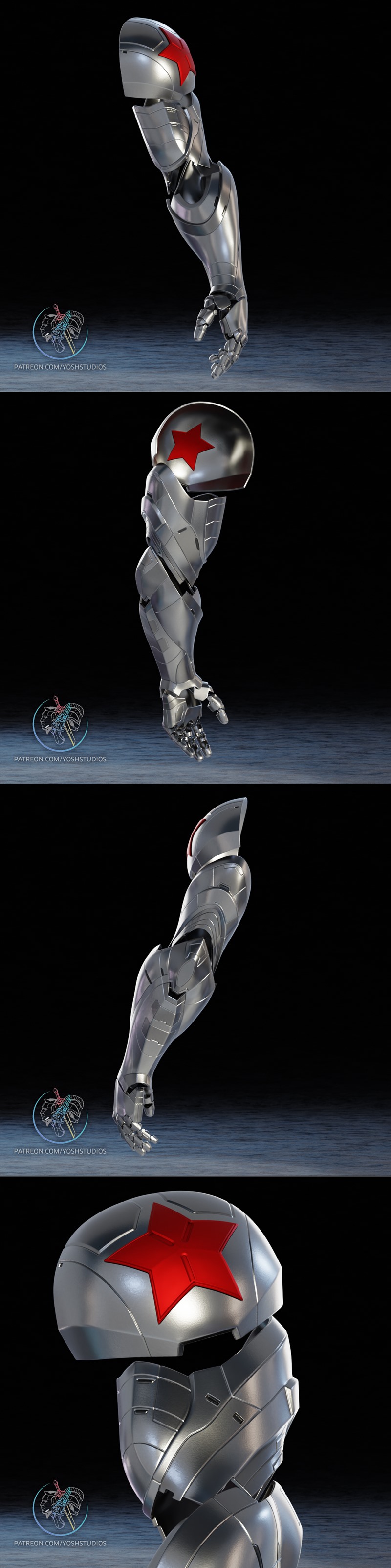 冬季特工对决 3D打印模型|Winter Soldier Rivals Arm – 3D Print Model STL
