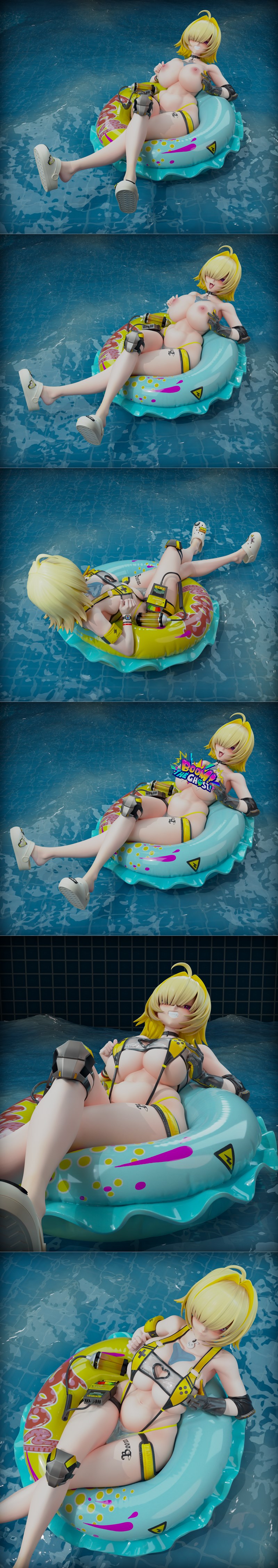 尼尔凯·艾勒格 3D打印模型|Rubim Figure – Nikke Elegg BOOM and SHOCK – 3D Print Model STL