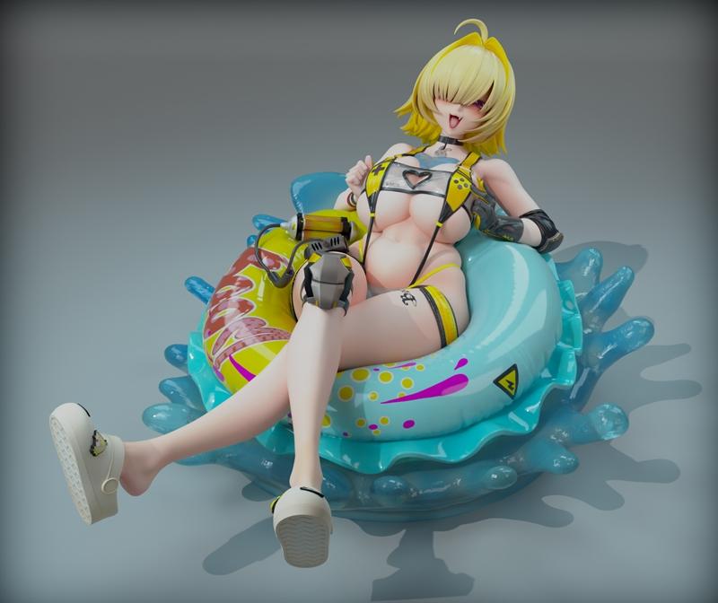 尼尔凯·艾勒格 3D打印模型|Rubim Figure – Nikke Elegg BOOM and SHOCK – 3D Print Model STL
