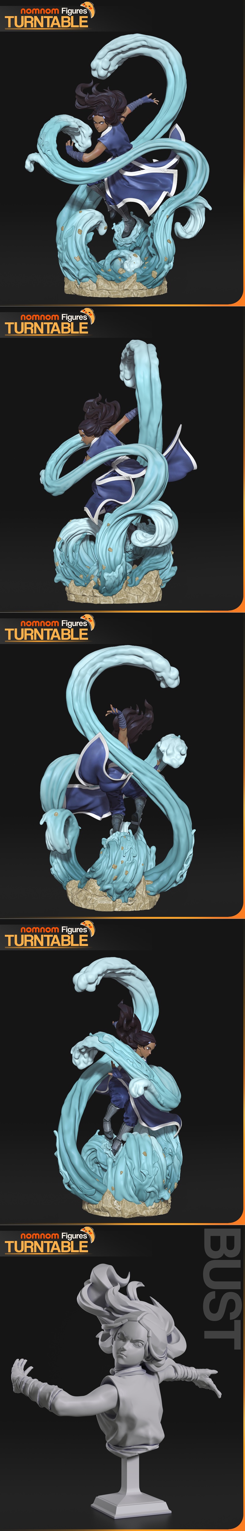 阿凡达Katara 3D打印模型|Nomnom Figures – Katara – Avatar – 3D Print Model STL