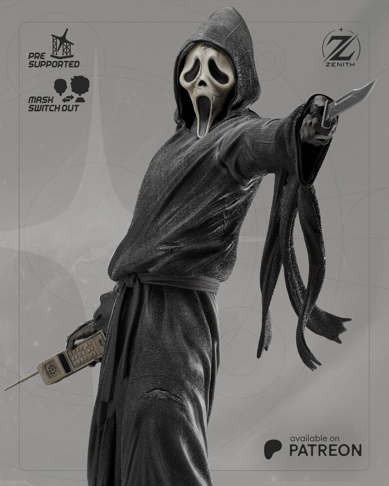 Zenith Studios - 《Ghostface》3D打印模型|Zenith Studios – Ghostface – 3D Print Model STL