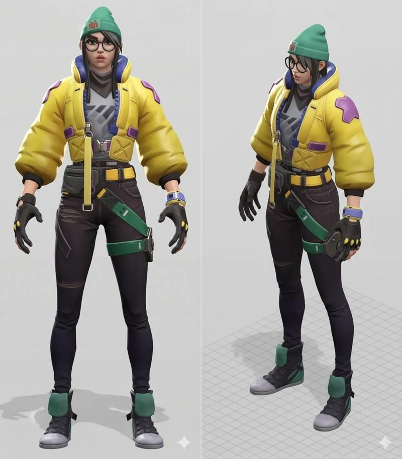 Valorant 3D打印模型：Killjoy角色立体模型|Killjoy Valorant – 3D Print Model STL