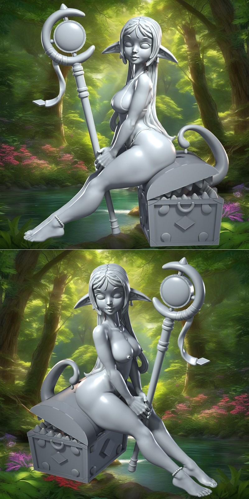 弗里恩3D打印模型|Dungeon pin-ups – Frieren – 3D Print Model STL