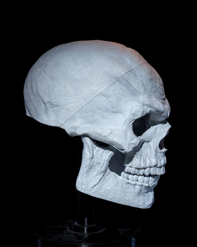 内心世界头盔模型——3D打印版|Inside Out Skull Mask – 3D Print Model