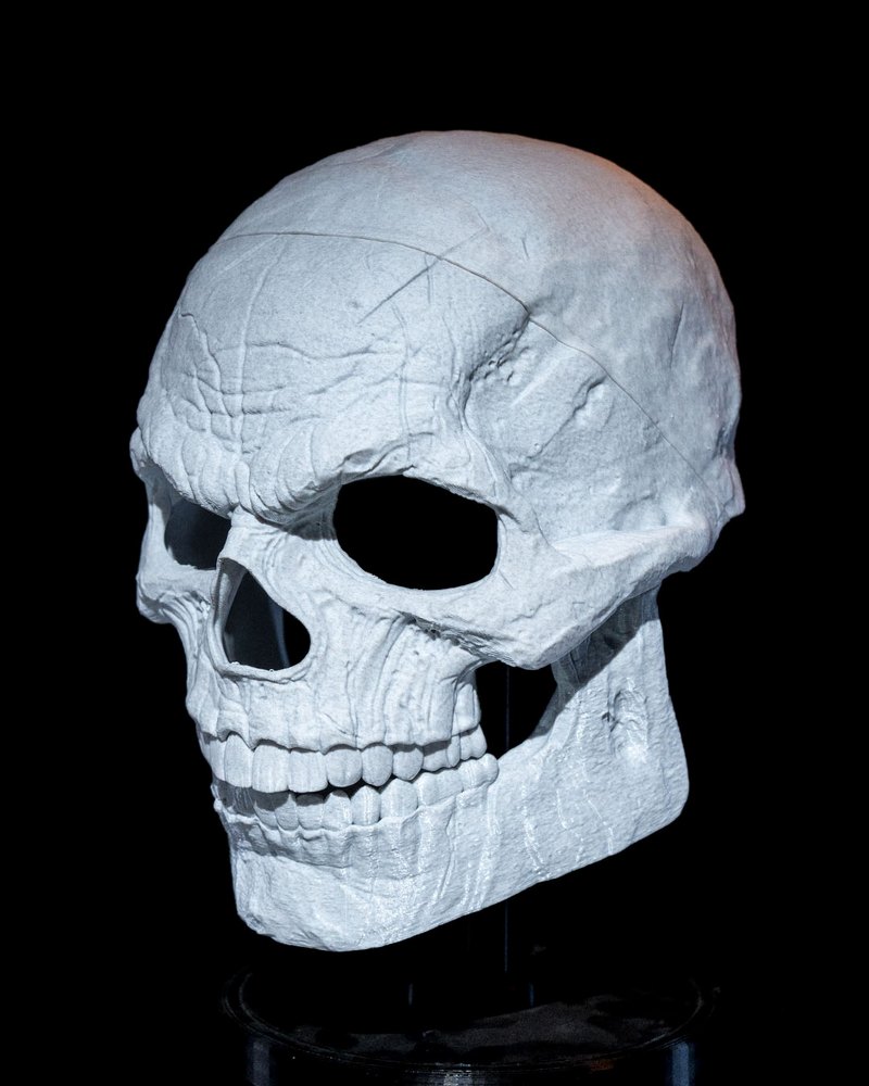 内心世界头盔模型——3D打印版|Inside Out Skull Mask – 3D Print Model