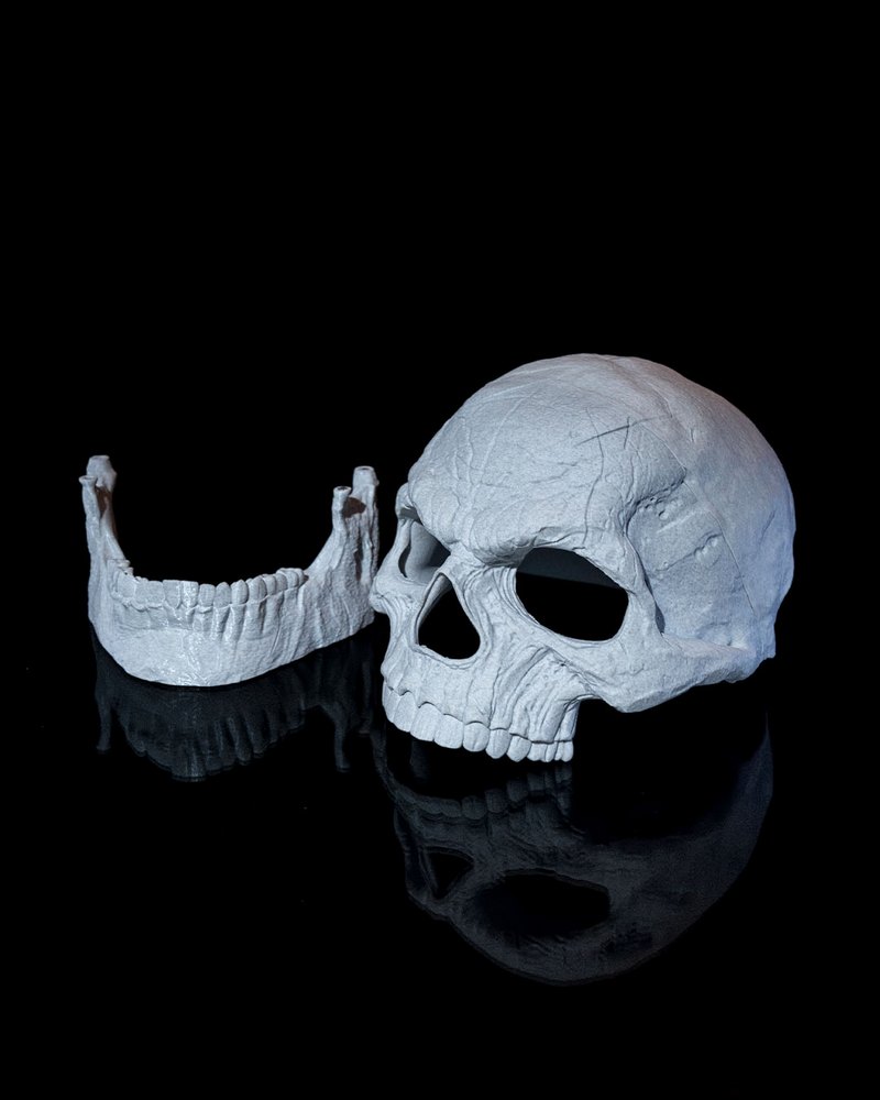 内心世界头盔模型——3D打印版|Inside Out Skull Mask – 3D Print Model