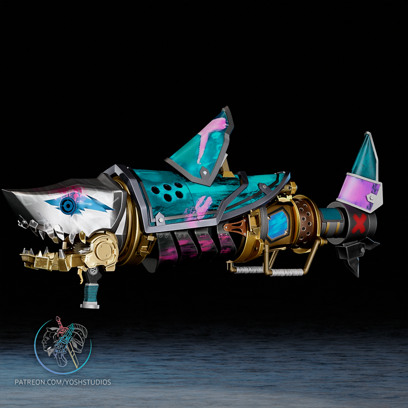 Yosh Studios - 3D打印模型：Jinx Bazooka|Yosh Studios – Jinx Bazooka – 3D Print Model