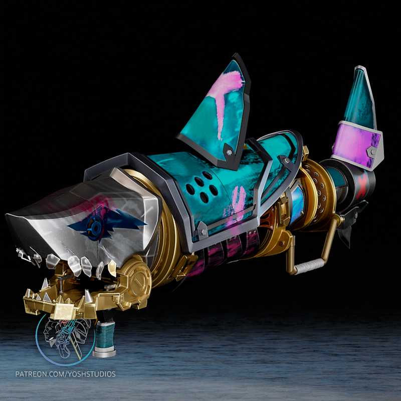 Yosh Studios - 3D打印模型：Jinx Bazooka|Yosh Studios – Jinx Bazooka – 3D Print Model