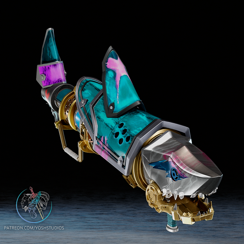 Yosh Studios - 3D打印模型：Jinx Bazooka|Yosh Studios – Jinx Bazooka – 3D Print Model