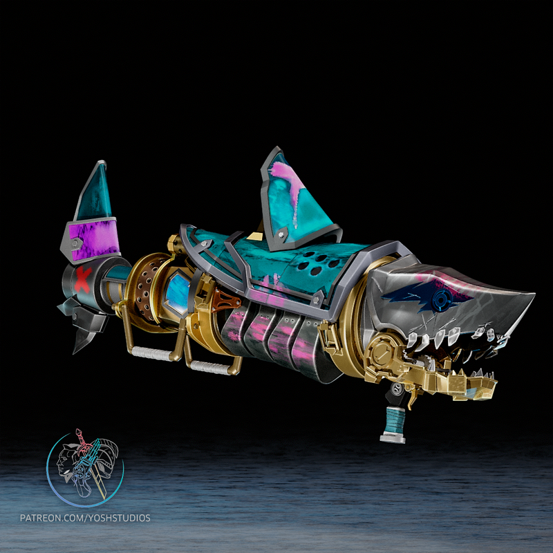 Yosh Studios - 3D打印模型：Jinx Bazooka|Yosh Studios – Jinx Bazooka – 3D Print Model