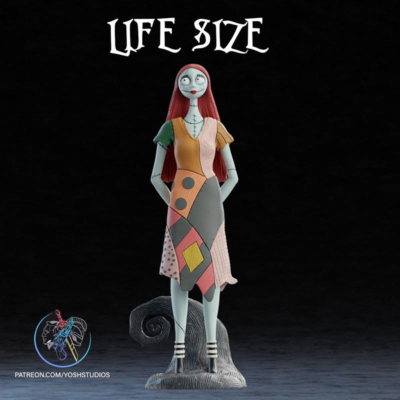 《小黄人3D打印模型》|Life Size Sally (Nightmare Before Christmas) – 3D Print Model STL