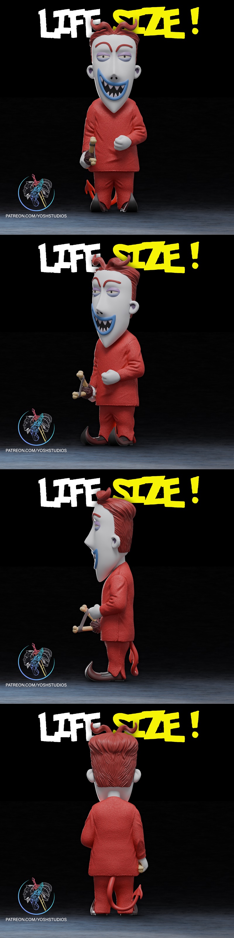 生命大小锁（圣诞前夜噩梦）3D打印模型|Life Size Lock (Nightmare Before Christmas) – 3D Print Model STL