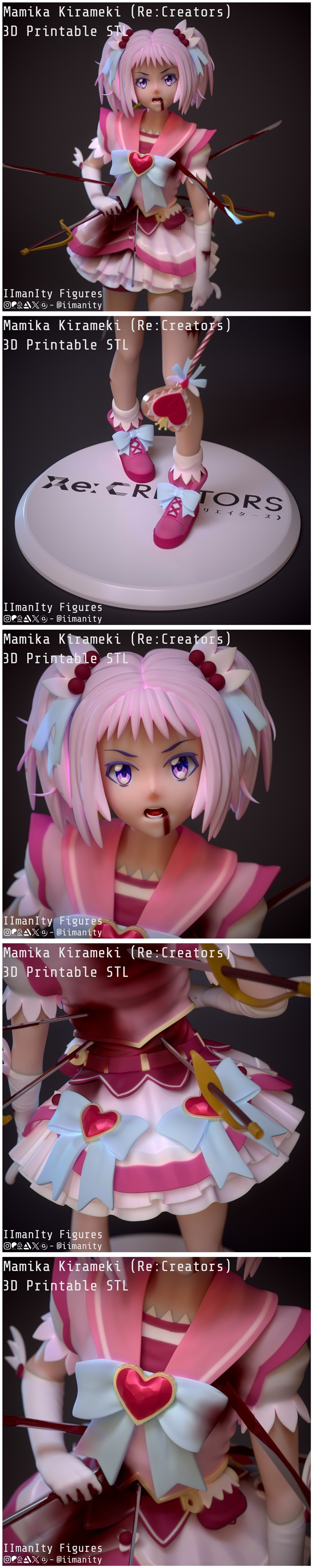 Mamika Kirameki 3D打印模型|IImanIty Figures – Mamika Kirameki – 3D Print Model STL