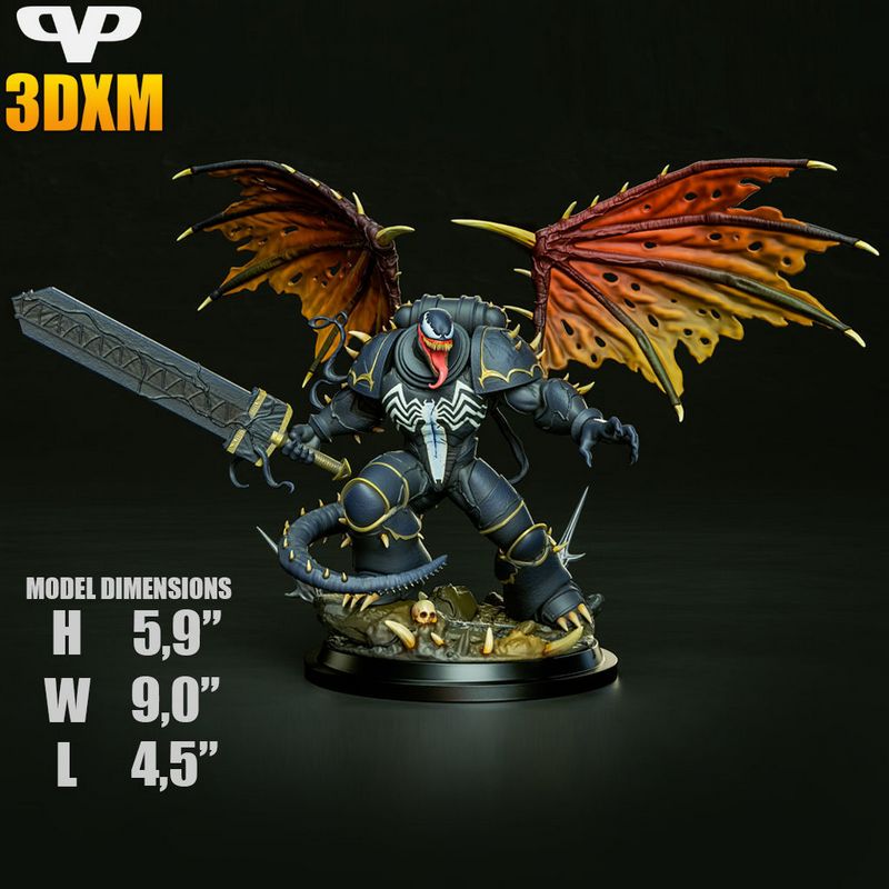 3DXM - 战锤40K -  Venom 模型打印版|3DXM – Venom Warhammer – 3D Print Model