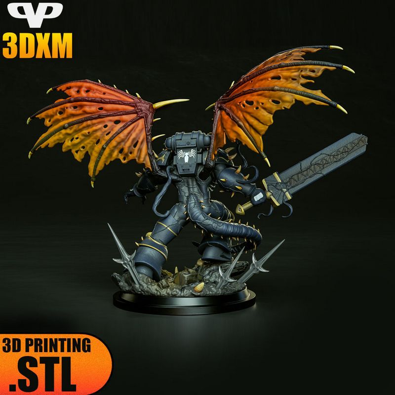 3DXM - 战锤40K -  Venom 模型打印版|3DXM – Venom Warhammer – 3D Print Model