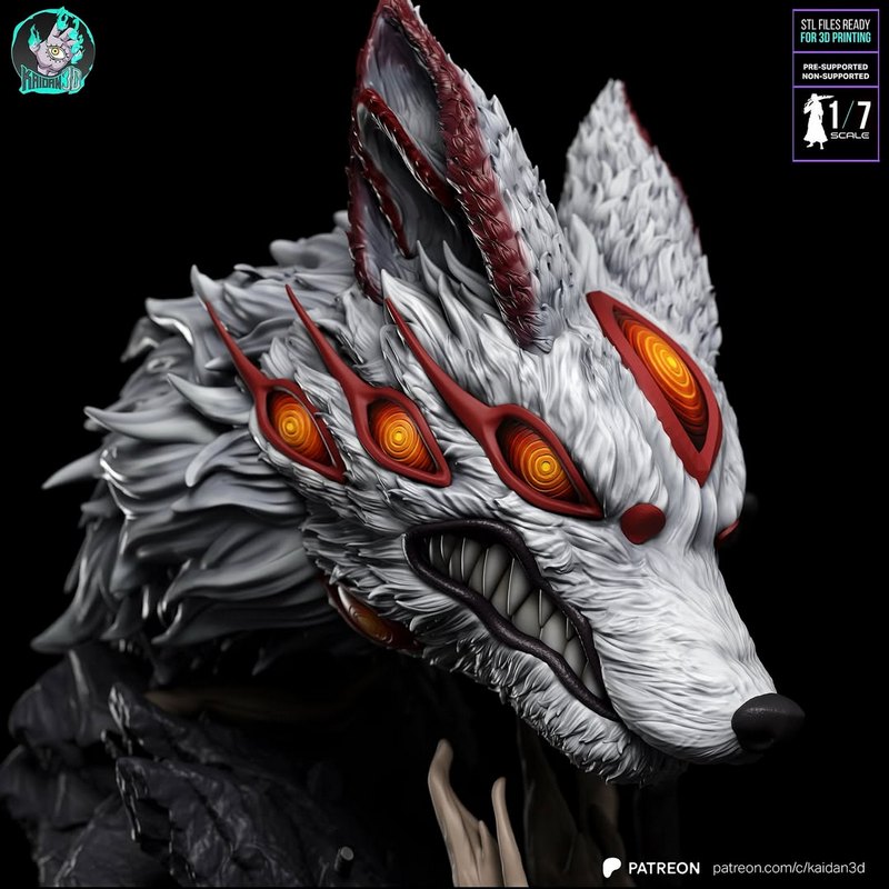 Kaidan 3D打印模型：Aki Hayakawa x The Fox Devil（ Chainsaw Man）|Kaidan – Aki Hayakawa x The Fox Devil – Chainsaw Man – 3D Print Model