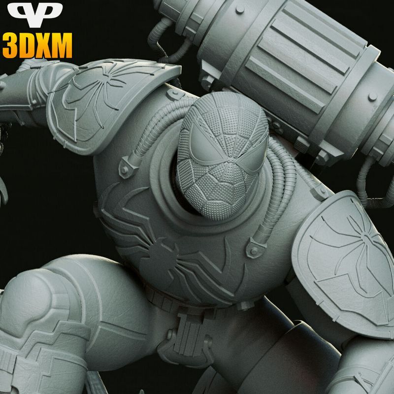 3DXM - 蜘蛛侠 - 战锤3D打印模型|3DXM – Spider-Man Warhammer – 3D Print Model