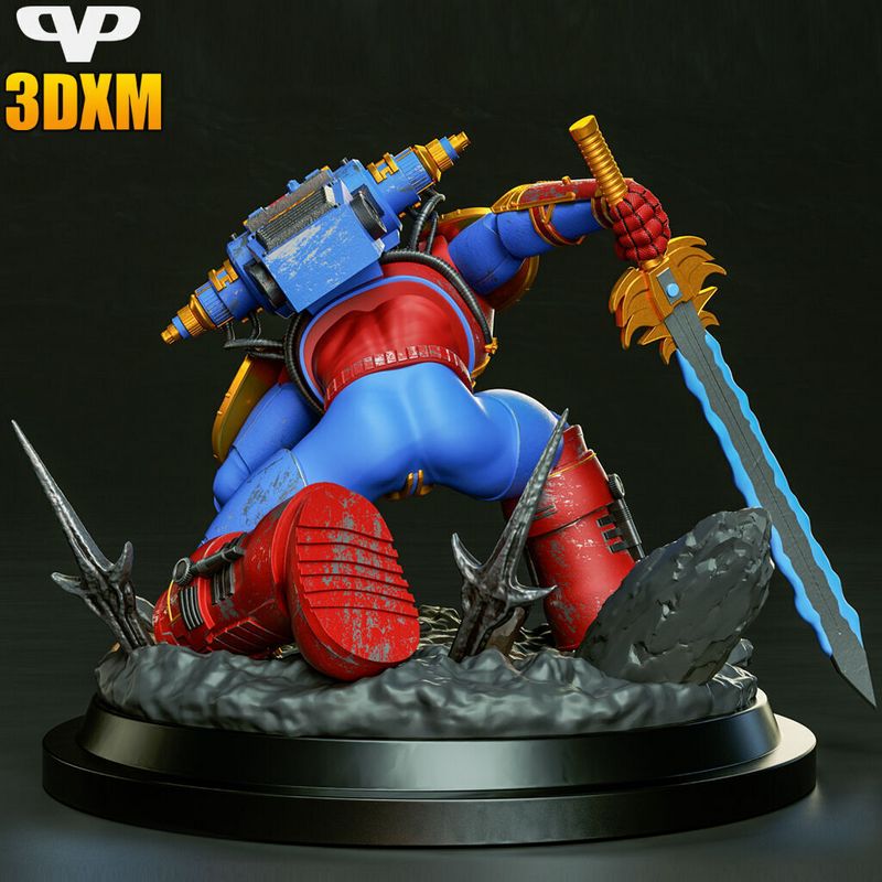 3DXM - 蜘蛛侠 - 战锤3D打印模型|3DXM – Spider-Man Warhammer – 3D Print Model