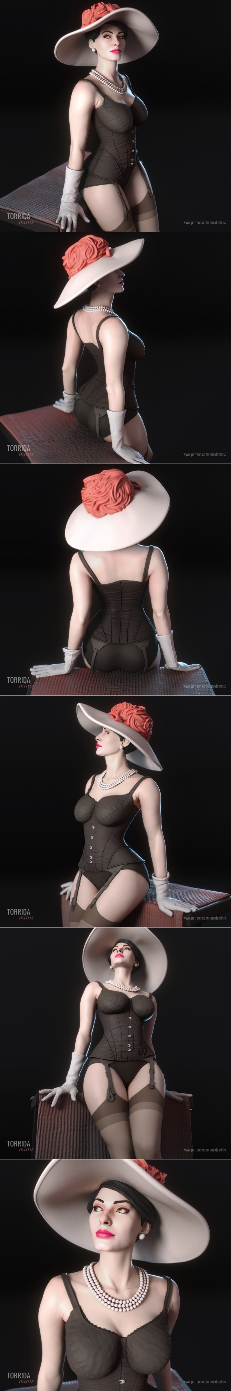 Torrida Minis - Sophia Loren - 3D打印模型|Torrida Minis – Sophia Loren – 3D Print Model STL